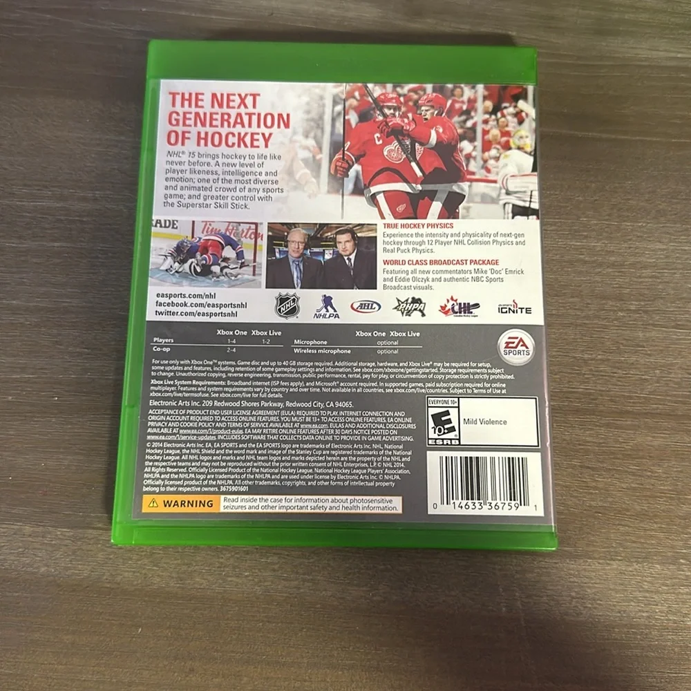 NHL 15 Used Xbox One Game
